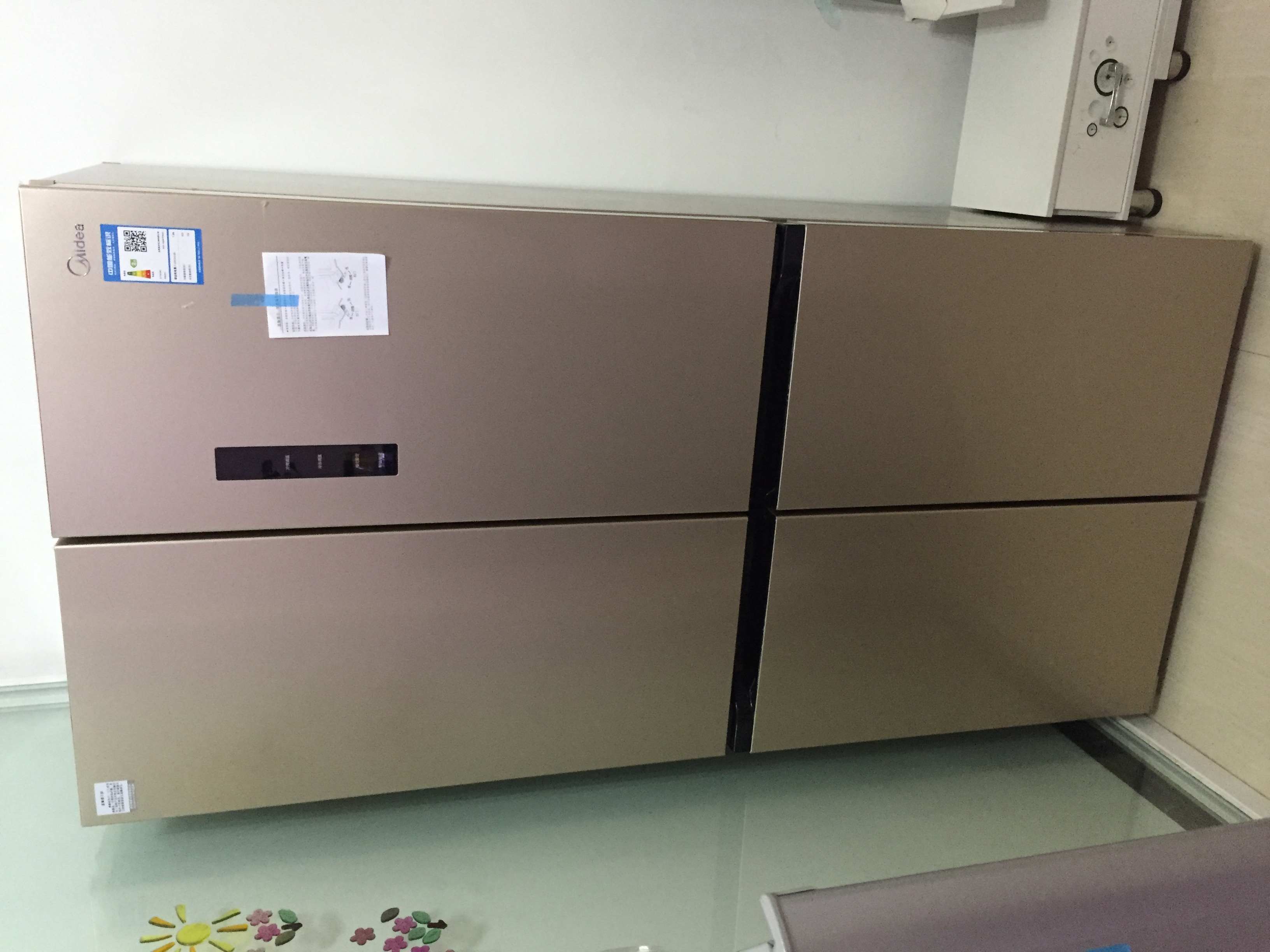 美的(midea)468升 风冷无霜 十字对开门 冰箱 bcd-468wtpm(e)晒单图