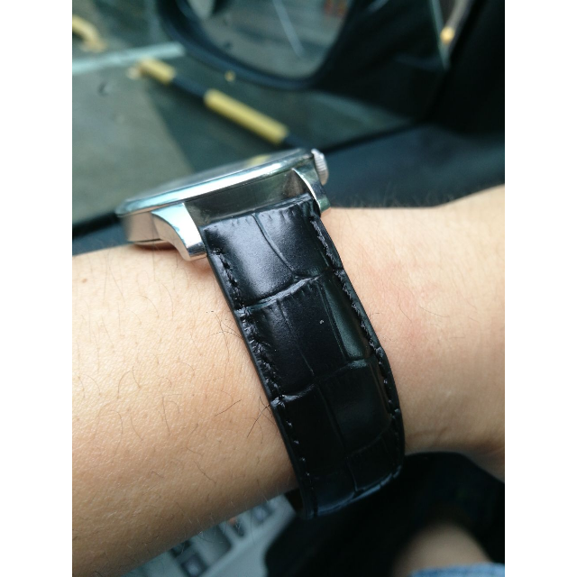 天梭(tissot)力洛克系列男表带真皮表带 19mm黑色表带银扣 19mm 19mm