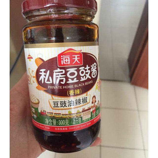 > 海天私房豆豉酱300g 香辣调味 下饭菜 豆豉油辣椒酱 海天出品商品