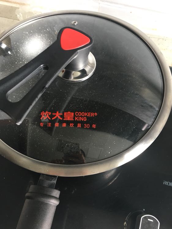 炊大皇(cooker king) 炒锅cg30xsj 不粘炒锅不粘锅可立锅盖30cm口径含