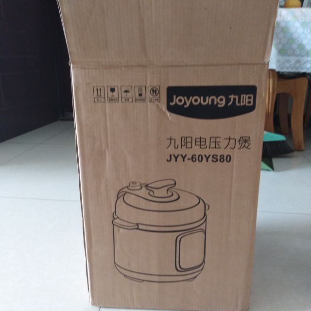 九阳(joyoung)电压力锅 jyy-60ys80 一锅双胆24小时预约保温定时微