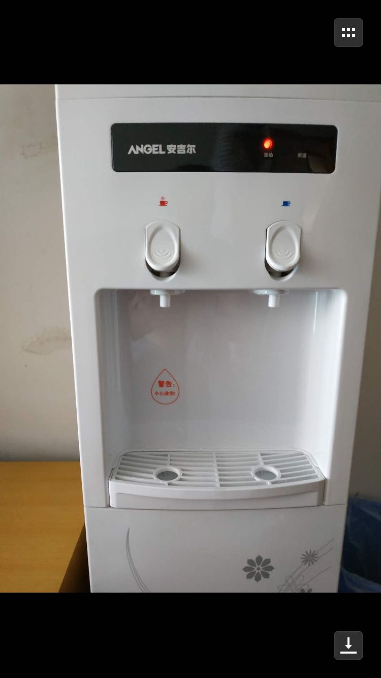安吉尔(angel)饮水机立式柜式温热型饮水机y1351lk-c 350w 320×335