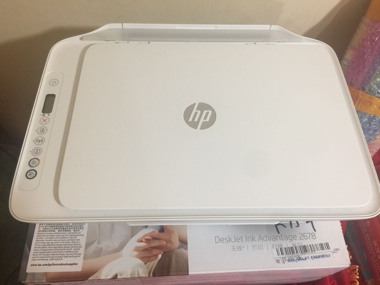 惠普(hp)deskjet ink advantage 2678彩色喷墨一体机多功能打印机一体