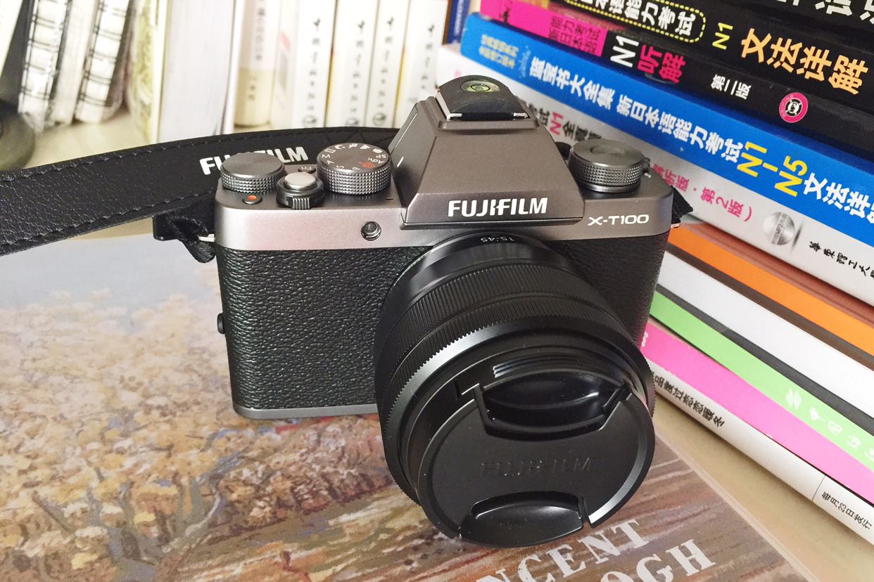 富士(fujifilm)x-t100/xt100 15-45镜头套装 微单数码相机/单电相机