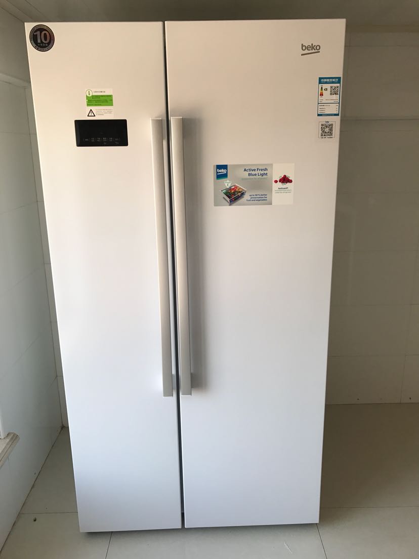 倍科(beko)gn163120wi 581升整机原装进口 冰箱对开门冰箱变频 双开门