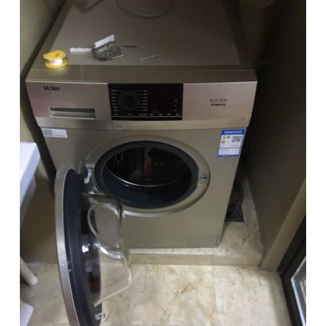 海尔(haier)xqg100-b816g 10公斤 大容量 变频全自动家用滚筒洗衣机