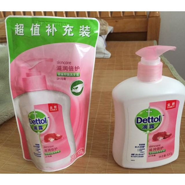 dettol滴露洗手液健康抑菌滋润倍护500g300g洗手液自营儿童洗手液洗手