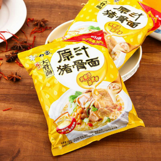 > 白象 珍骨面 菌菇原汁猪骨面 113克*5包商品评价 > 味道很不错哦
