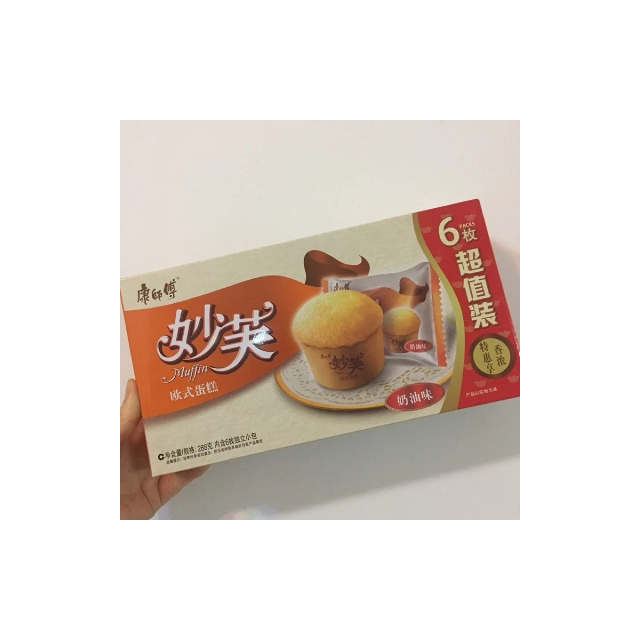 康师傅妙芙欧式蛋糕香芋牛奶味192g盒