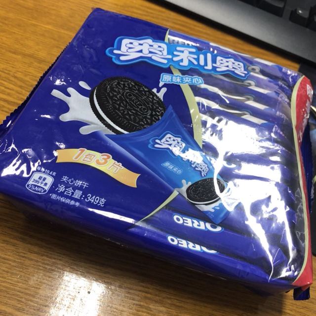 奥利奥oreo夹心饼干零食原味349g