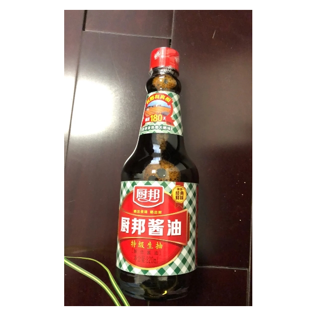 厨邦金品生抽820ml特级酱油非转基因黄豆酿造厨房调料调味品