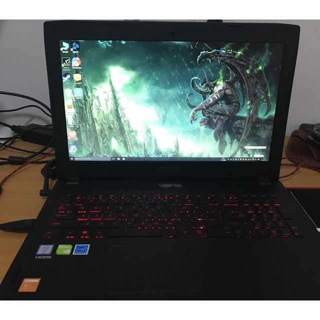 华硕asus飞行堡垒fx60vm6700156英寸吃鸡游戏本笔记本电脑i76700hq8g
