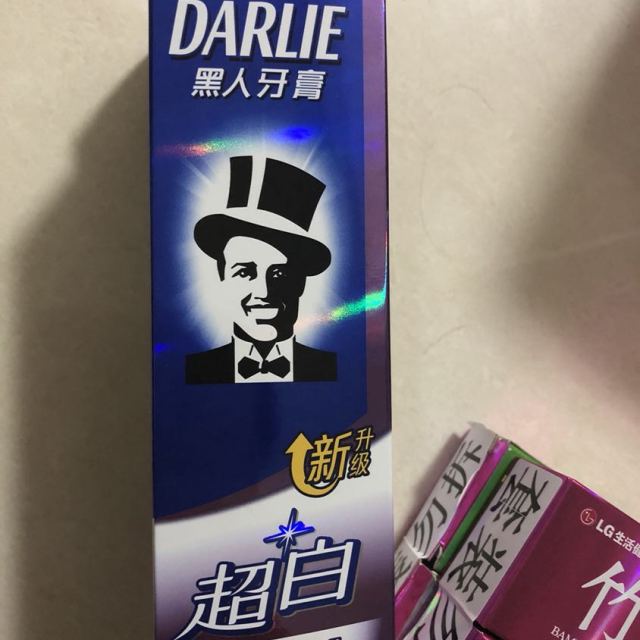 黑人darlie超白多效护理牙膏190g