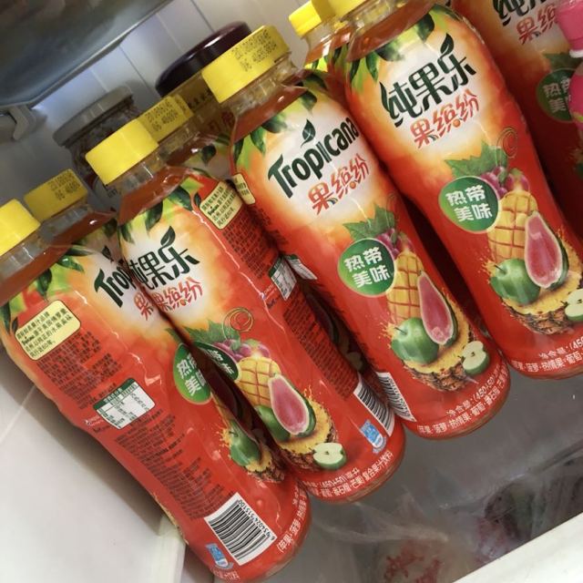 百事可乐纯果乐果缤纷热带美味500ml15瓶整箱15瓶