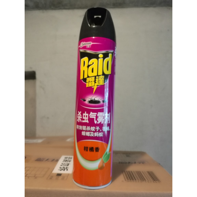 雷达(raid) 杀虫气雾剂 柑橘600ml x1瓶 杀虫剂 喷雾