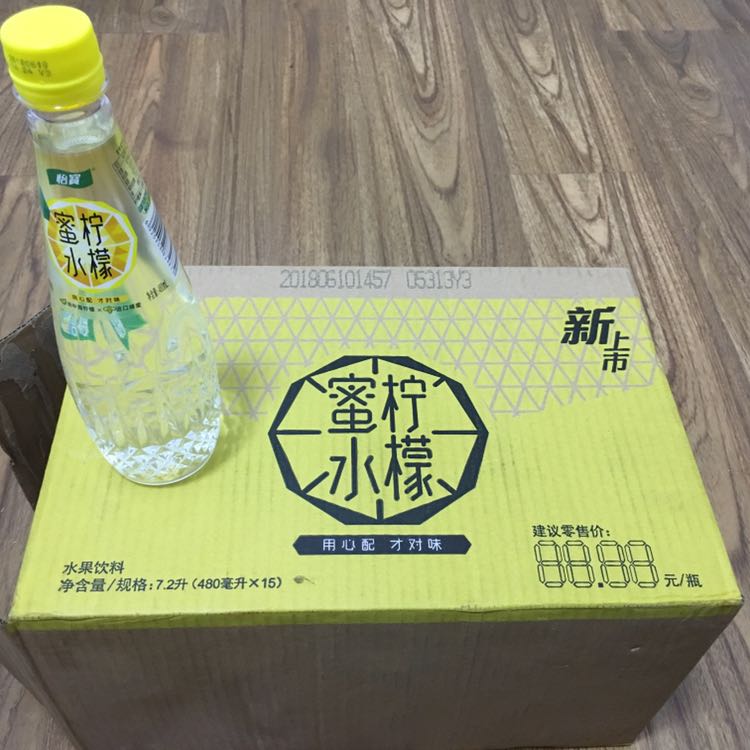 怡宝 蜜水柠檬水果饮料 480ml*15整箱装(蜂蜜 柠檬果汁饮料)晒单图