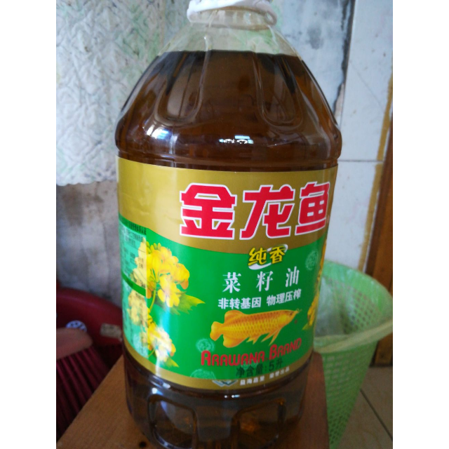 非转基因 纯香菜籽油5l 食用油 物理压榨 纯香好菜籽油高清大图|实物