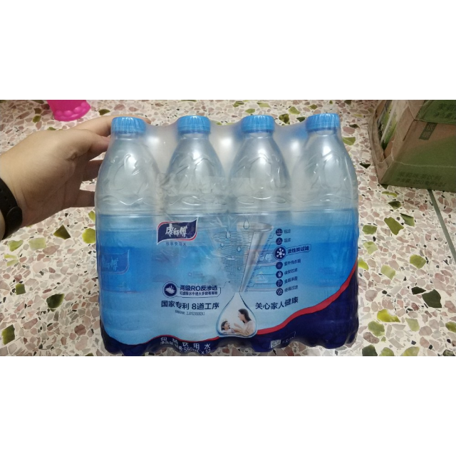 康师傅包装饮用水550ml12瓶整包效期至202081