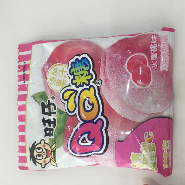 > 旺仔qq糖20g 水蜜桃味果汁软糖 儿童橡皮糖 休闲零食商品评价 > 在