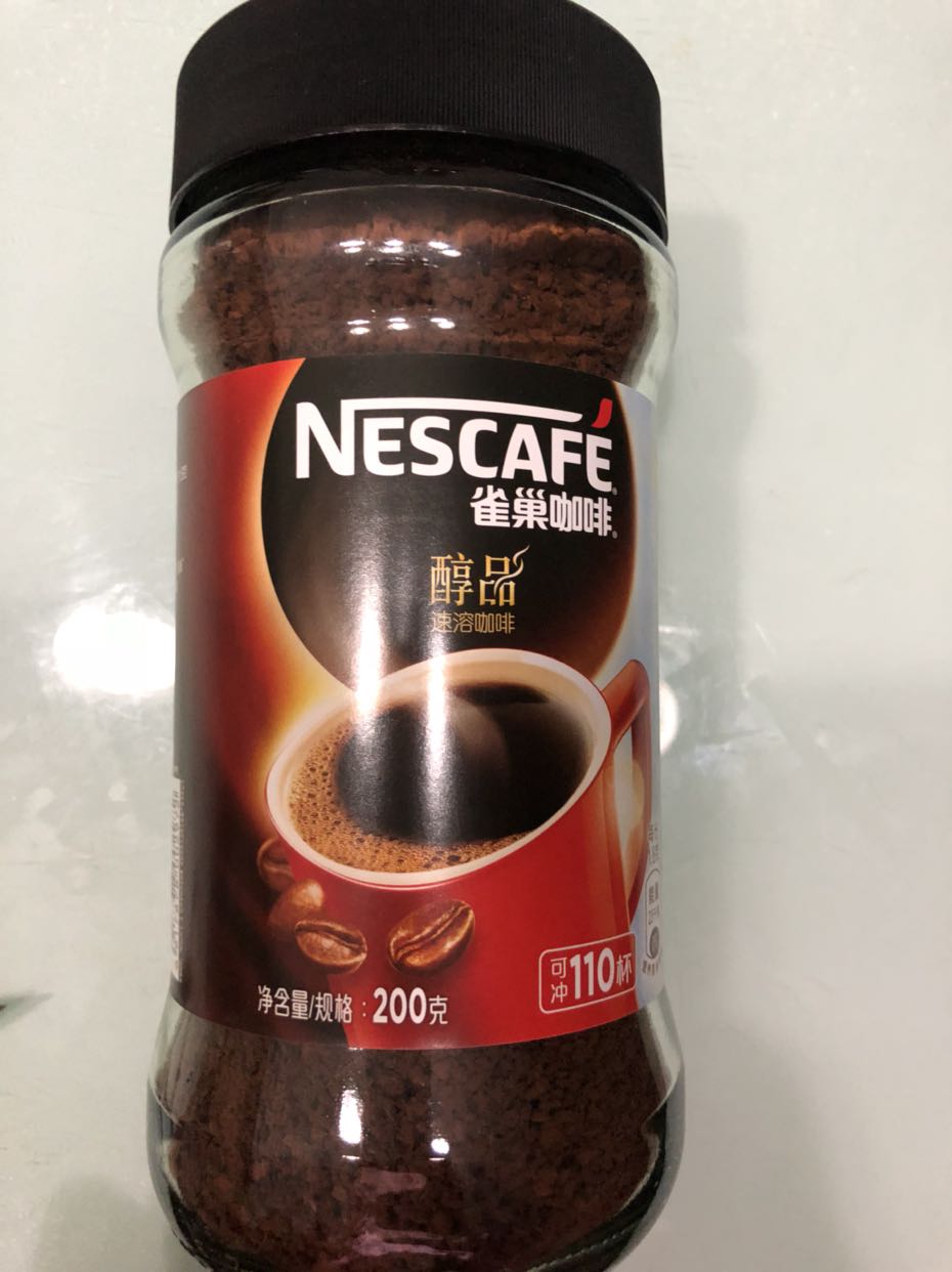雀巢咖啡 醇品 200g瓶装 速溶纯黑咖啡晒单图