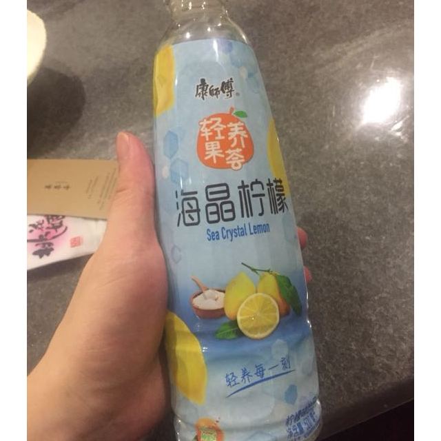 > 康师傅 轻养果荟海晶柠檬500ml*15瓶 箱装 柠檬味饮品商品评价 >