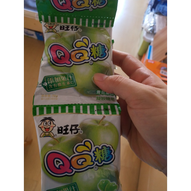 > 旺仔qq糖23g青苹果味旺旺零食品果汁软糖儿童橡皮糖童年商品评价 >