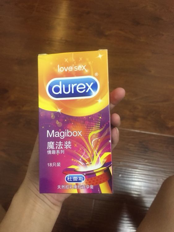 杜蕾斯(durex) 避孕套 魔法装情趣系列 18只装 凸点螺纹果味大号标准