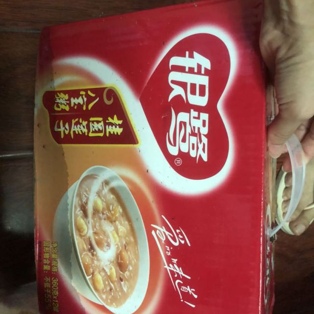 > 银鹭 桂圆莲子八宝粥 360g*12 速食粥(新老包装交替发货)商品评价 >