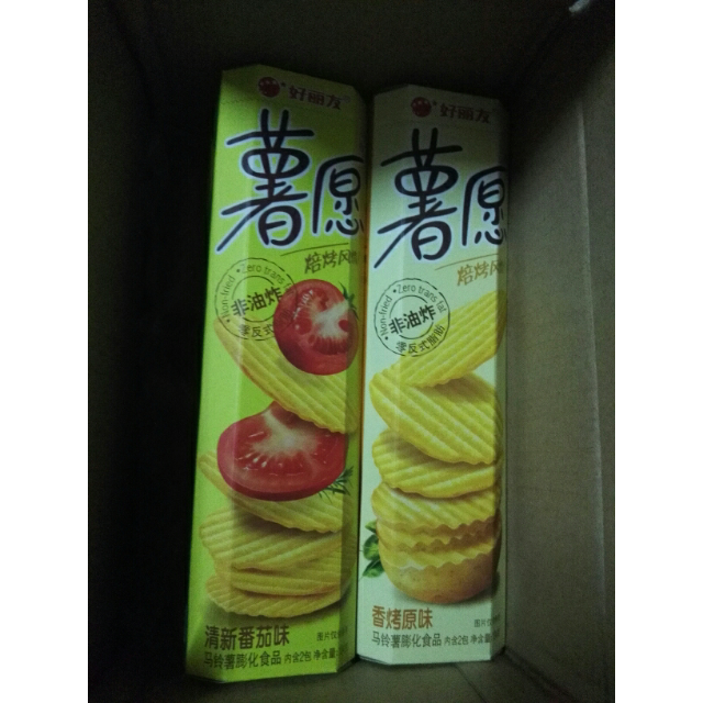 好丽友薯愿清新番茄味104g盒