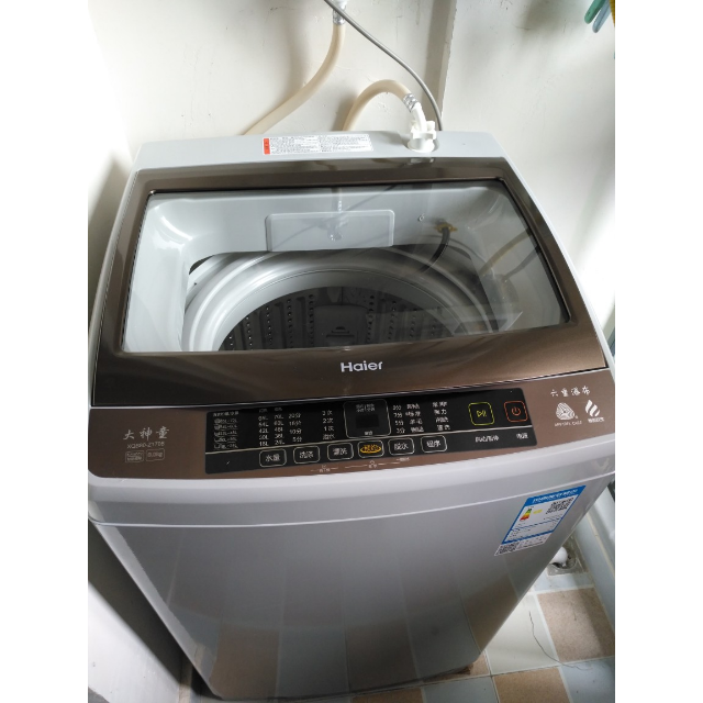 海尔(haier) xqb80-z1708 8公斤全自动波轮自编程洗衣