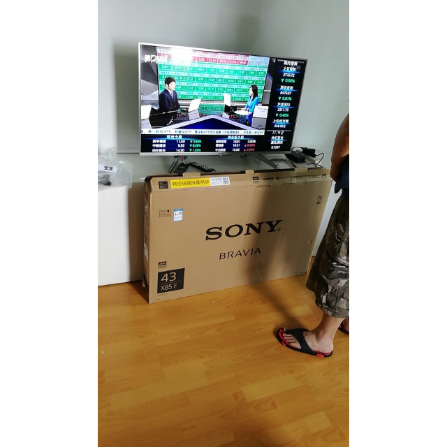 > 索尼(sony)kd-43x8500f 43英寸 4k超高清 hdr智能电视 特丽魅彩