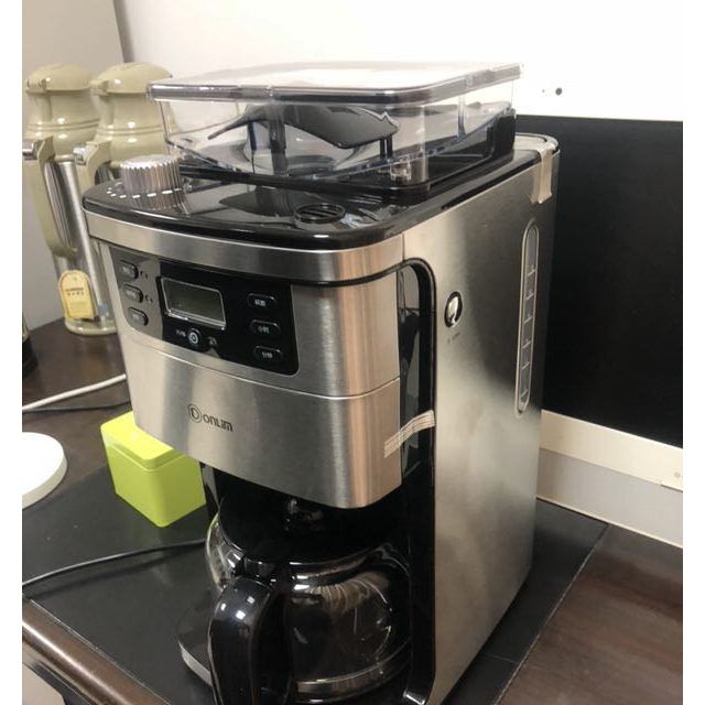 东菱(donlim)咖啡机dl-kf800全自动美式咖啡机家用现磨一体办公室咖啡