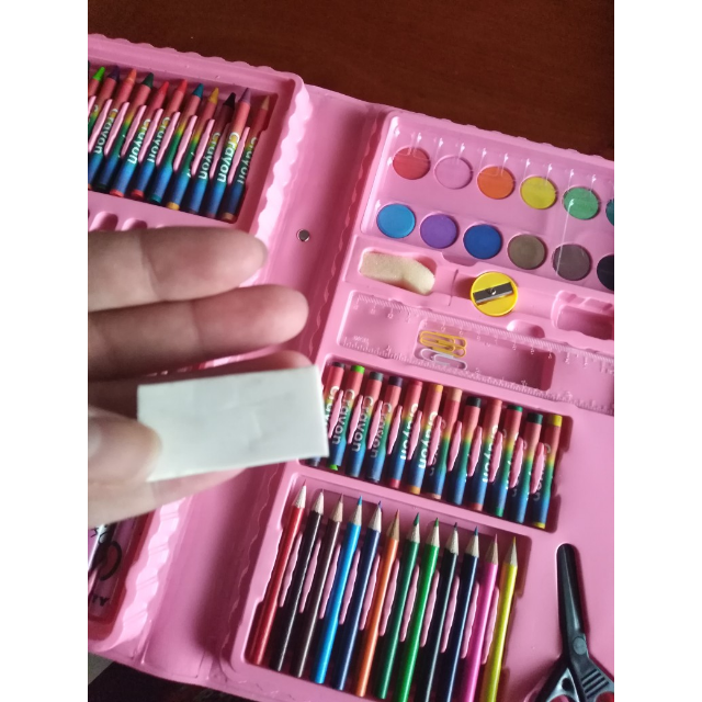 麦宝儿童益智绘画文具礼盒套装 画画 玩具 画笔蜡笔水彩笔 小学生礼物