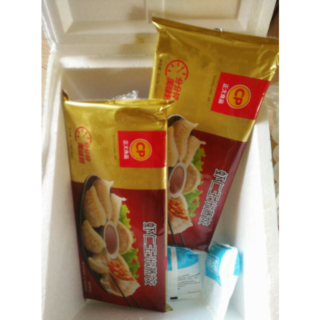 正大食品(cp) 虾仁玉米蒸饺 400g水饺/馄饨包装精美