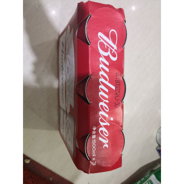 百威budweiser啤酒经典醇正500ml18听整箱装