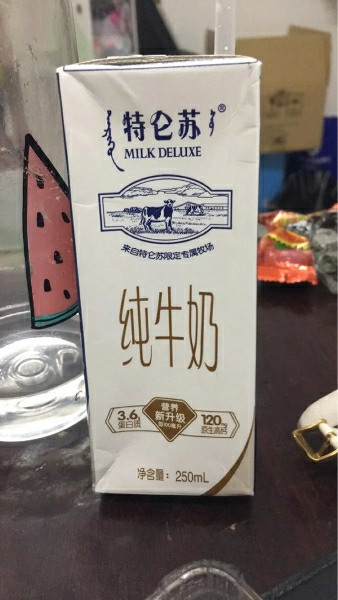 蒙牛 纯牛奶 特仑苏纯 250ml*12盒(牛奶 纯牛奶)晒单图