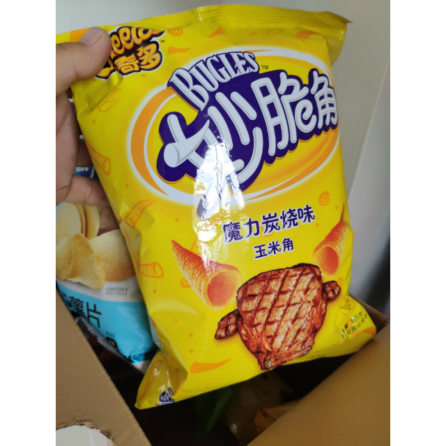 奇多cheetos妙脆角魔力炭烧味65克袋装膨化食品