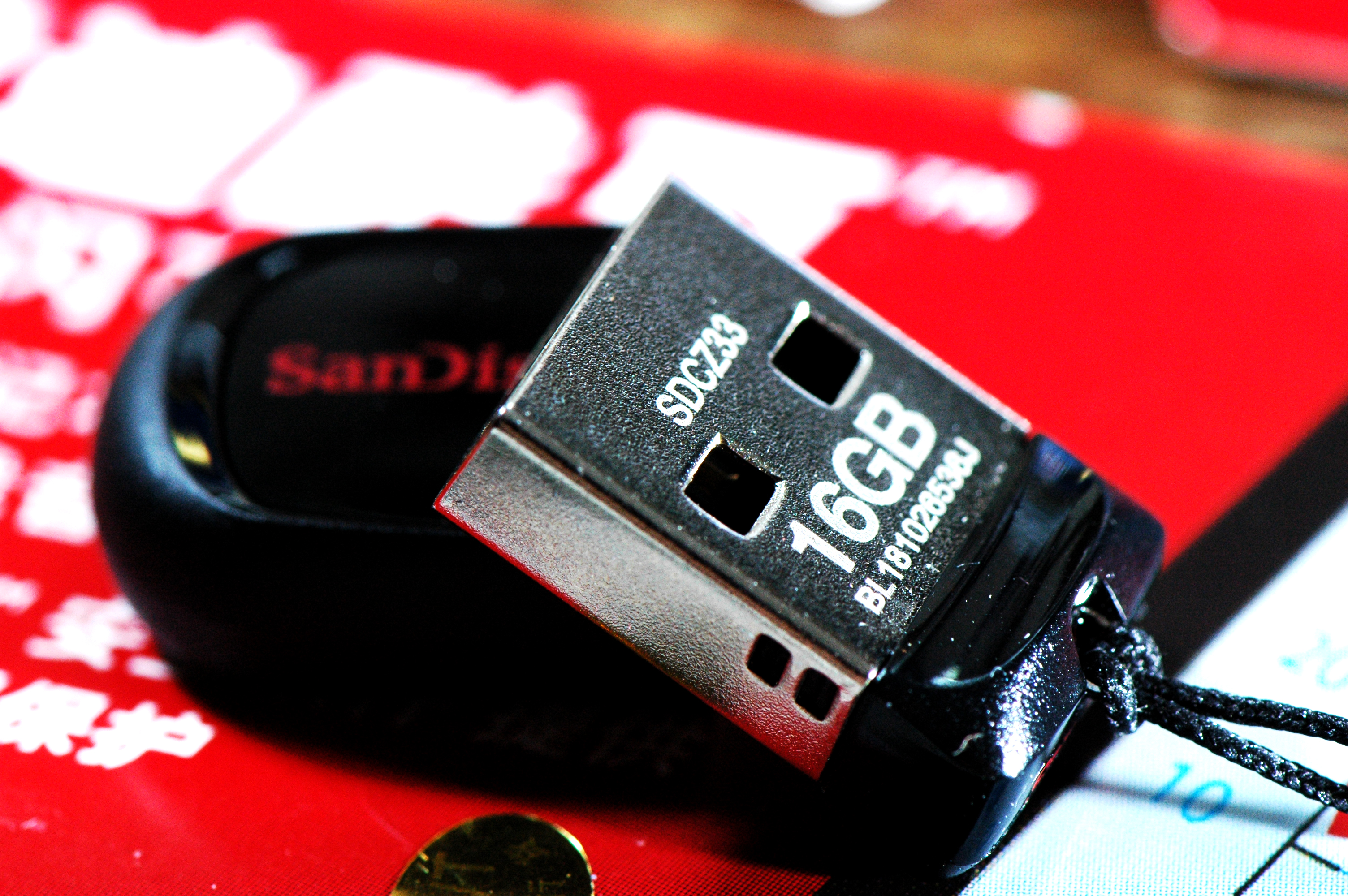 闪迪(sandisk)u盘16g 酷豆(cz33) 迷你车载 加密金属优盘晒单图