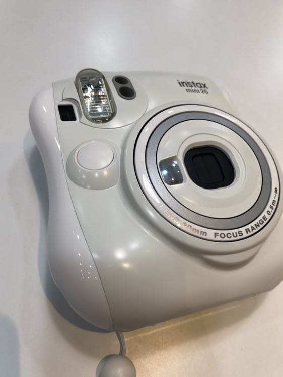 富士(fujifilm)instax 拍立得 相机 一次成像相机 mini25 相机 白色