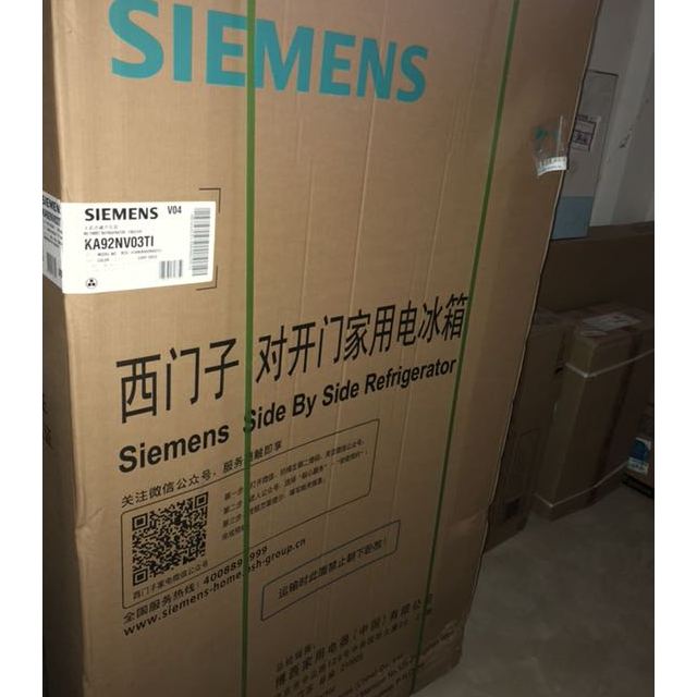 西门子(siemens)bcd-610w(ka92nv03ti)610升对开门冰箱 变频 风冷