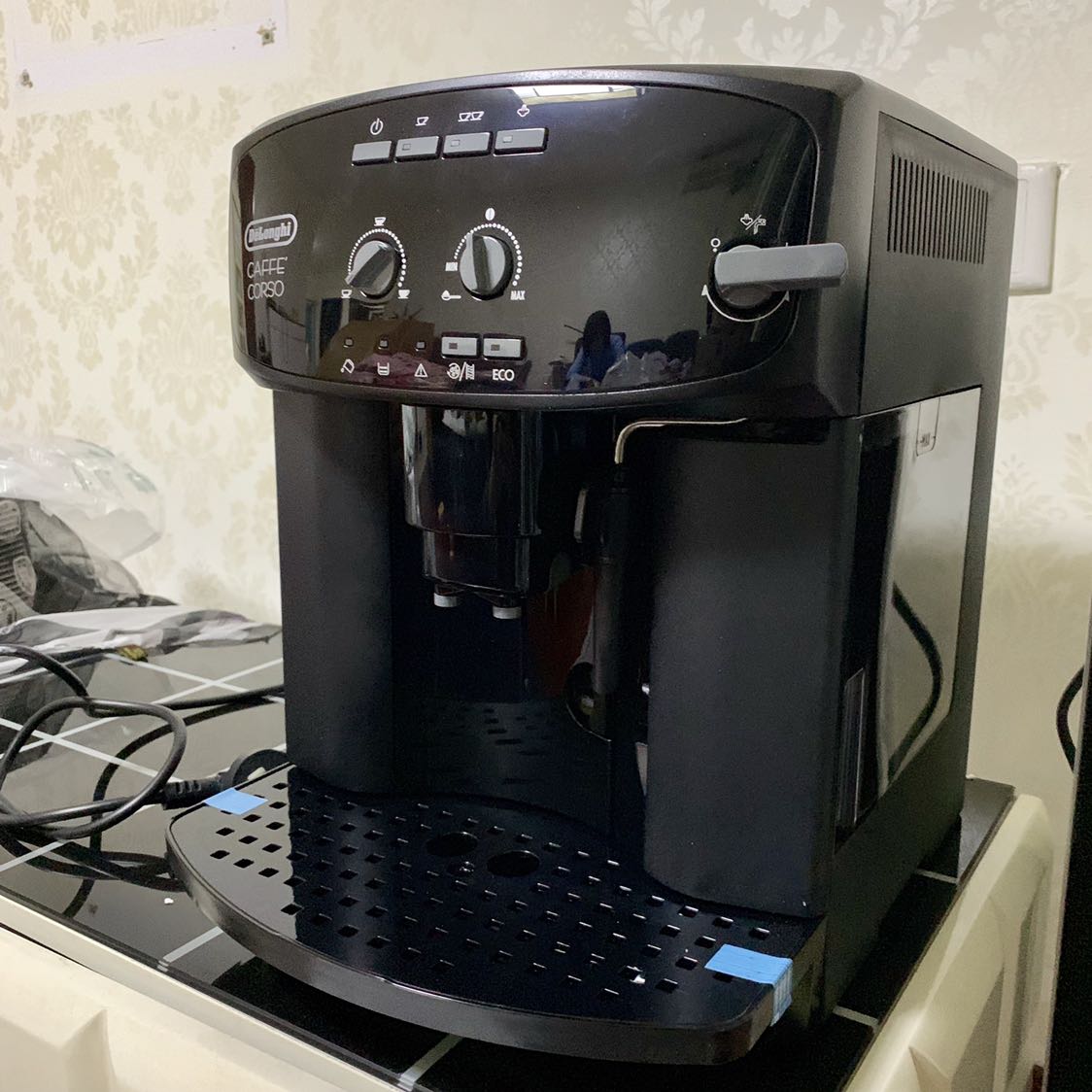 德龙(delonghi)esam2600全自动咖啡机 原装进口豆粉两用 研磨萃取