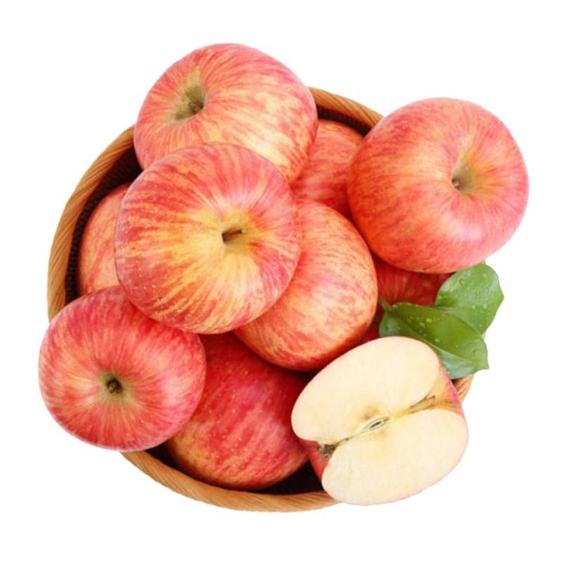 烟台红富士苹果 5斤 单果80mm以上 新鲜水果 烟台苹果 苏宁的生鲜 陈