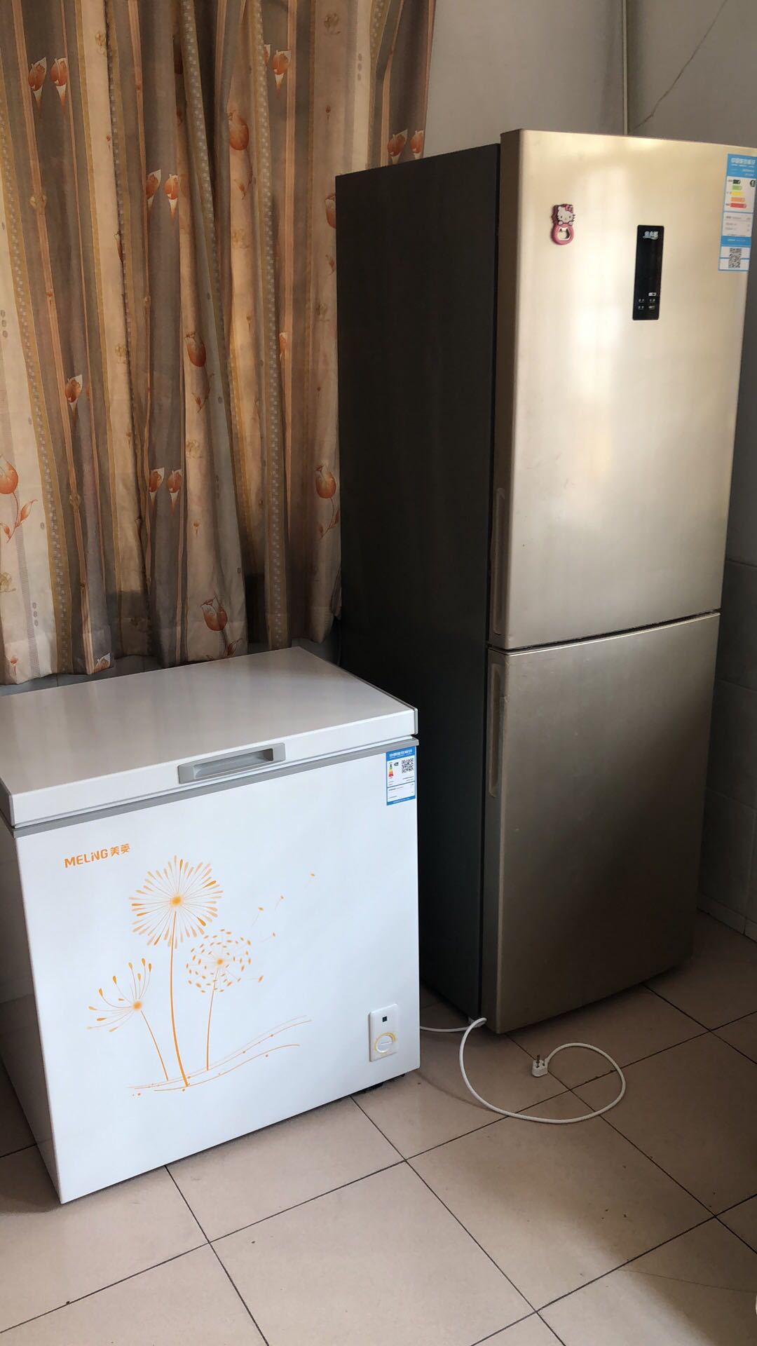 美菱(meiling)bc/bd-142dt 142升 卧式冷柜 家用单温小冰柜 冷藏冷冻