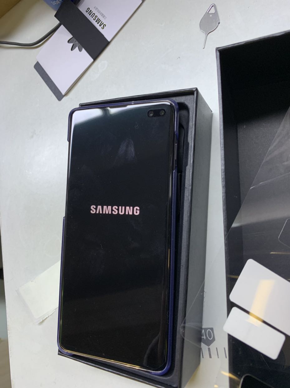 三星galaxy s10 (sm-g9750) 8gb 128gb 炭晶黑 超感官全视屏 移动联通