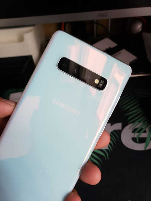 samsung/三星 galaxy s10(sm-g9750 8gb 128gb 皓玉白 超感官全视