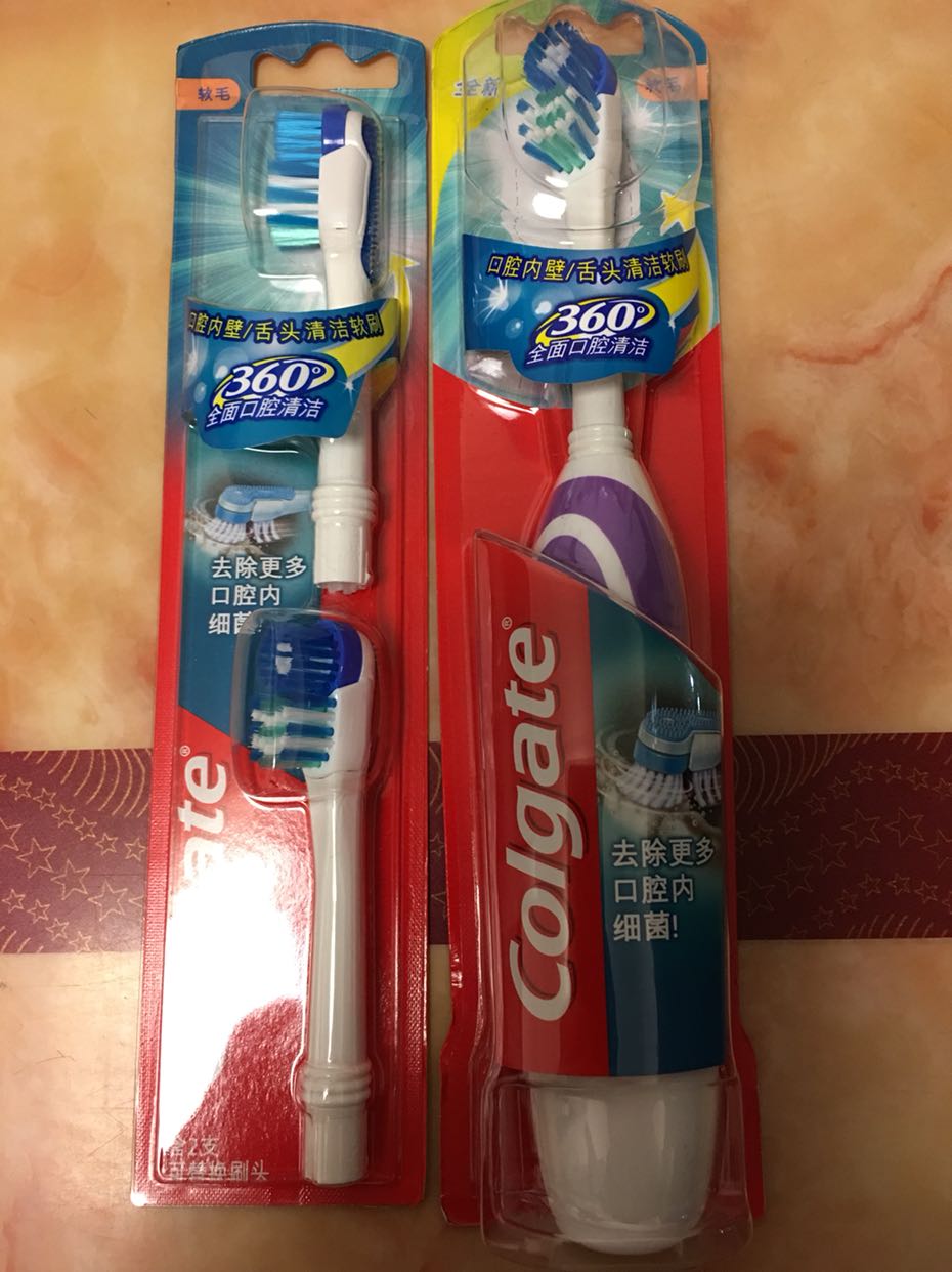高露洁(colgate)360全面口腔清洁电动牙刷替换刷头晒单图