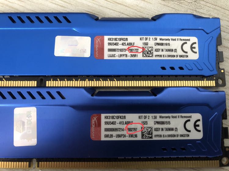 金士顿(kingston)骇客神条 fury系列 ddr3 1600 8gb(4gbx2)台式机内存