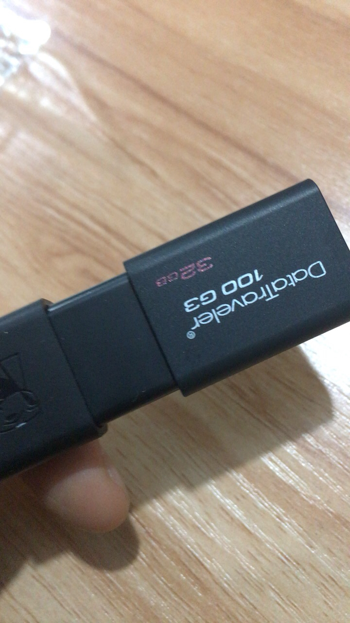 金士顿(kingston) datatraveler 100g3 32gb u盘 黑色晒单图