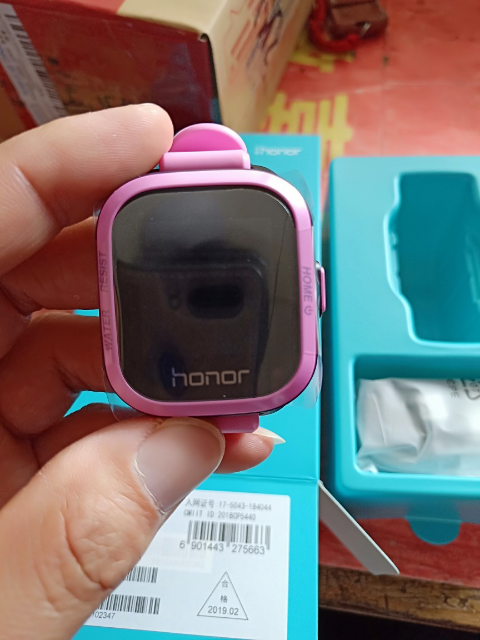 honor/荣耀儿童手表 小k2 甜心粉(七重定位 电子围栏 语音通话 好友