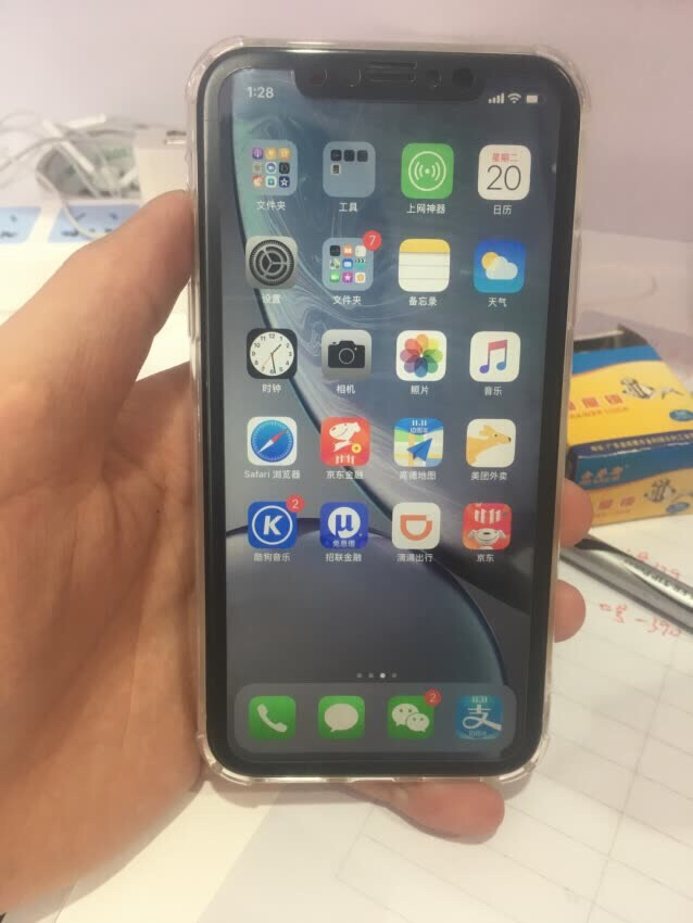 iphone xr 电信4g智能手机美版有锁未激活 128gb 白色晒单图